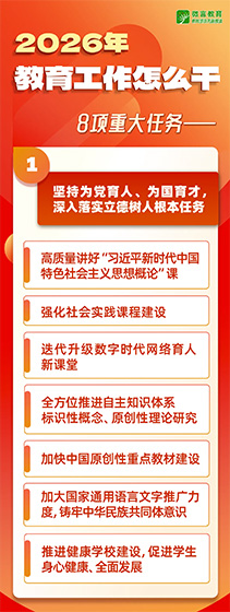 2026年全國(guó)教育工作會(huì)議要點(diǎn)來(lái)了，組圖帶你看