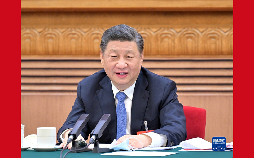 習近平參加內(nèi)蒙古代表團審議